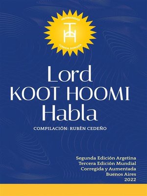 cover image of Lord Koot Hoomi habla